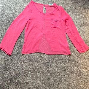Stylish The Arte Pink  Long Sleeve Blouse